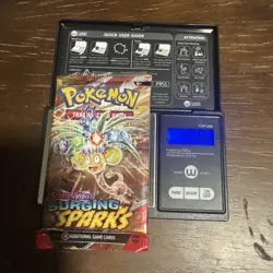 22.40g HEAVY - Pokemon TCG S&V - Surging Sparks - Booster Pack! Possible GOD - Image 1