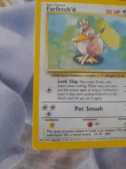 Farfetch’d 27/102 - Base Set - 4th Print UK - 1999-2000 - Pokemon Card - LP - Image 2