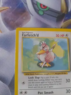Farfetch’d 27/102 - Base Set - 4th Print UK - 1999-2000 - Pokemon Card - LP - Image 5
