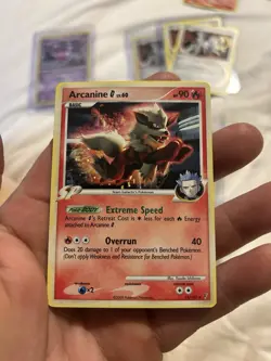 Pokemon TCG Arcanine G Lv 60 Holo Supreme Victors - Image 1