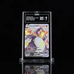 2021 Pokemon Sword & Shield Charizard VMAX Full Art SR SV107/SV122 TAG 9 - Image 1