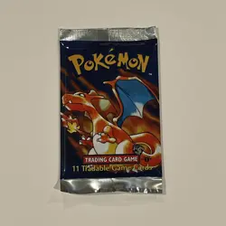 Pokemon TCG 1st Edition Base set Booster pack factory seal shadowless Charizard - Image 1