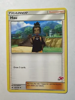 Hau - (#52 Charizard Stamped) Promo Battle Academy 120/149 NM Pokemon - Image 1