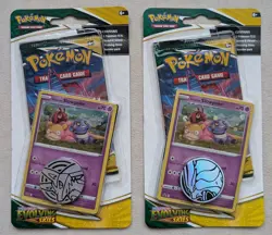 Pokemon TCG: Evolving Skies Checklane Blister (x2) - Galarian Slowpoke Promo - Image 1