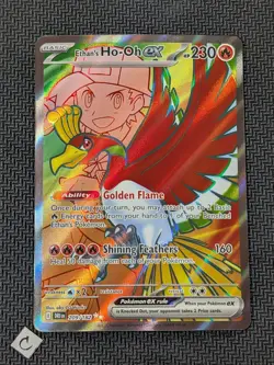 Ethan's Ho-Oh ex 209/182 - Destined Rivals Full Art Pokemon TCG NM - Image 1
