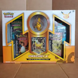 Pokemon TCG 2016 Pikachu EX Red & Blue Collection Box (Sealed) - Image 1