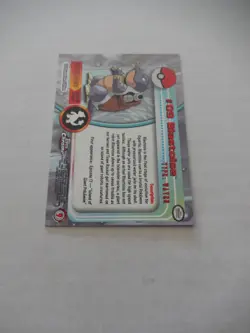 Pokemon Topps Chrome Blastoise 09 MINT - Image 2