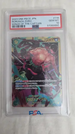 2024 3X Roronoa Zoro JPN- One piece OP06-118 SP, ALT, & Manga PSA 10 With Guard - Image 4