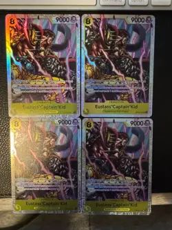 ONE PIECE TCG | 4x EUSTASS CAPTAIN KID OP10-112 SR | OP-10 ROYAL BLOOD Playset - Image 1