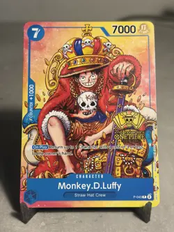 Monkey.D.Luffy (2nd Anniversary Stamped Promo) P-043 - One Piece TCG - English - Image 1