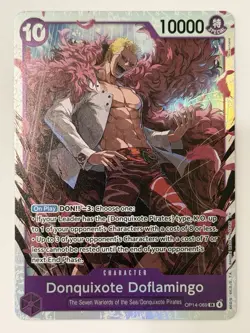 Donquixote Doflamingo One Piece OP14 The Azure Sea's Seven Super Rare #069 - Image 1