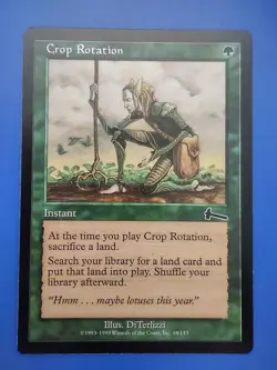 MTG Crop Rotation LP Urza's Legacy Magic The Gathering Card - Image 1