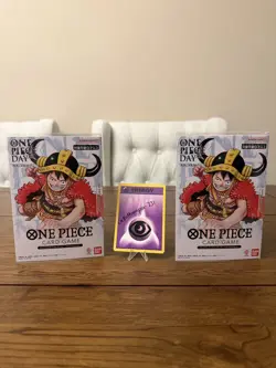 One Piece Premium Card Collection Luffy P-118 DAY 25 PROMO Japanese UK in Hand - Image 1