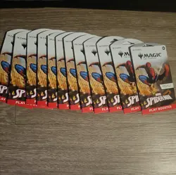 🔥 MTG: Magic The Gathering Marvel Spider-Man Booster Pack w/14 Cards + Foil 🔥 - Image 1