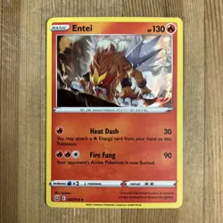 Entei 020/163 Holo - Battle Styles - Pokemon Card - NM - Image 1