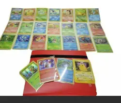 Pokemon 25th Anniversary First Partner Large Card Binder w all starter jumbos - Image 1