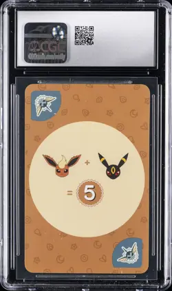 2019 POKEMON KOREAN PLAYING CARDS POINT SALAD - EEVEE ED VAPOREON CGC 9.5 - Image 2