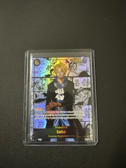 OP13-120 Sabo SEC Manga Rare (Super Alternate Art) One Piece Card Game English - Image 3