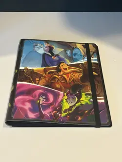 Disney Lorcana Villians 9 Pocket Binder Portfolio Promo Holds 252 TCG Cards - Image 1
