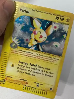 Pichu 22/165 Pokemon Card Expedition Base Set E-Reader Holo Rare Holofoil - Image 4