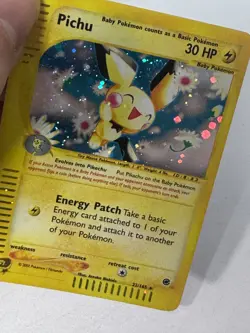 Pichu 22/165 Pokemon Card Expedition Base Set E-Reader Holo Rare Holofoil - Image 5