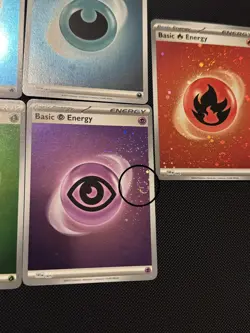 Lot of 7 Cosmo Holo Energy Pokemon Cards from Scarlet & violet 151 With Swirls ! - Image 3
