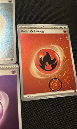 Lot of 7 Cosmo Holo Energy Pokemon Cards from Scarlet & violet 151 With Swirls ! - Image 4