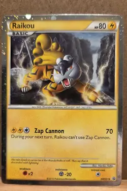 Raikou Black Star Promo HGSS19 Holo NM - ungraded Pokemon Card - Image 1
