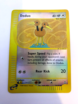 Pokemon Card - Reverse-Holo Doduo 73/147 Aquapolis *LP* e-Card Common - Image 1