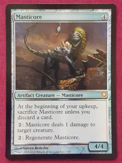 Magic The Gathering FROM THE VAULT RELICS FOIL MASTICORE artifact card MTG FTV - Image 1