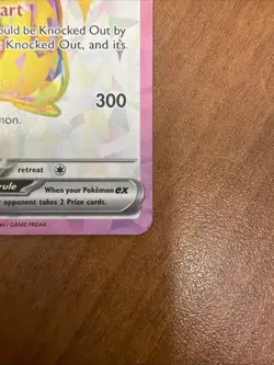 Pokemon Pikachu EX Surging Sparks SV08 Ultra Rare Full Art Holo Card 219/191 - Image 2