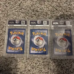 Lot Of 3 Graded Pokemon Cards - Image 2