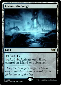MTG Gloomlake Verge Foil NM Duskmourn: House of Horror Magic 260 - Image 1