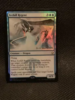 MTG - 1x Icefall Regent - Foil Prerelease - Dragons of Tarkir NM - Image 1