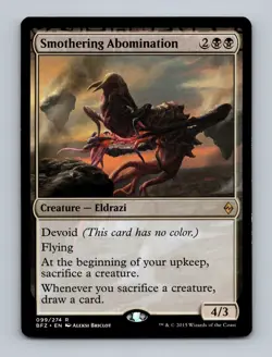 Smothering Abomination Battle for Zendikar Non-Foil MTG NM - Image 1