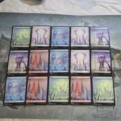 MTG Phyrexia All Will Be One• Full Art Lands Mix Lot • 15 - Image 1