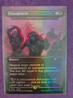 Primogenesis - Feed the Swarm (Rainbow Foil) Secret Lair Drop (NM) Final Fantasy - Image 1