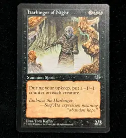 Harbinger of Night x1 LP MTG - English - Mirage - Image 1