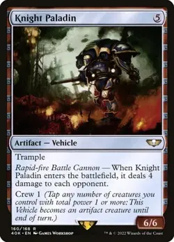 Knight Paladin - Surge Foil Warhammer 40,000 NM MTG - Image 1