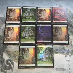 MTG Spider-Man• Full Art Lands & Foils Mix Lot • 10 - Image 1
