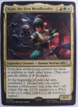MTG Magic The Gathering - Toph, the First Metalbender - Avatar (#247) REG NM - Image 1
