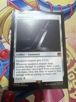 Buster Sword - M0255 - Regular - NM - Final Fantasy Magic the Gathering - Image 1