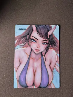 mtg altered art hand painted anime - Image 1