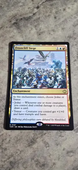 Frostcliff Siege Tarkir: Dragonstorm Regular Enchantment Rare MTG NM - Image 1