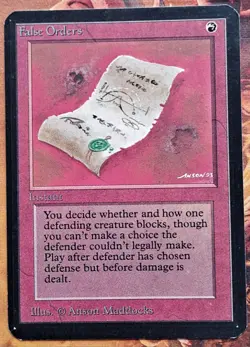 Mtg Alpha False Orders - Image 1