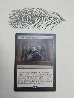 Cruel Entertainment X1 Commander 2016 Regular Non Foil Mtg Magic The Gathering - Image 1