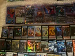 Magic The Gathering Lot Of Foils And Rares Spider-Man Final Fantasy LOTR & More - Image 3