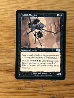 MTG - Magic the Gathering - Witch Engine - Urza's Saga - Pro Tour Stamped - NM - Image 1