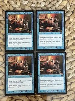 MTG - Magic the Gathering - Careful Study ×4 - Odyssey - NM - Image 1