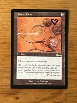 MTG - Magic the Gathering - Thran Lens - Urza's Legacy - Pro Tour Stamped - NM - Image 1